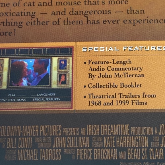 🎬PRICING🎬 The Thomas Crown Affair DVD with Pierce Brosnan & Rene Russo - Picture 4 of 9